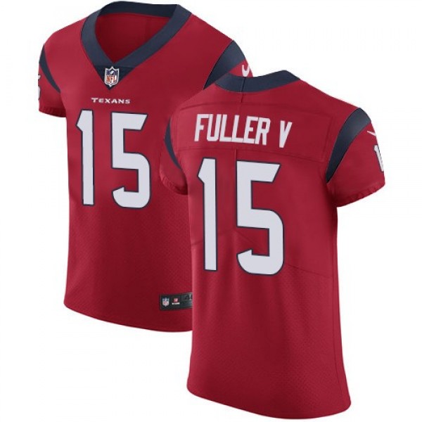 Nike Texans #15 Will Fuller V Red Alternate Men's Stitched NFL Vapor Untouchable Elite Jersey