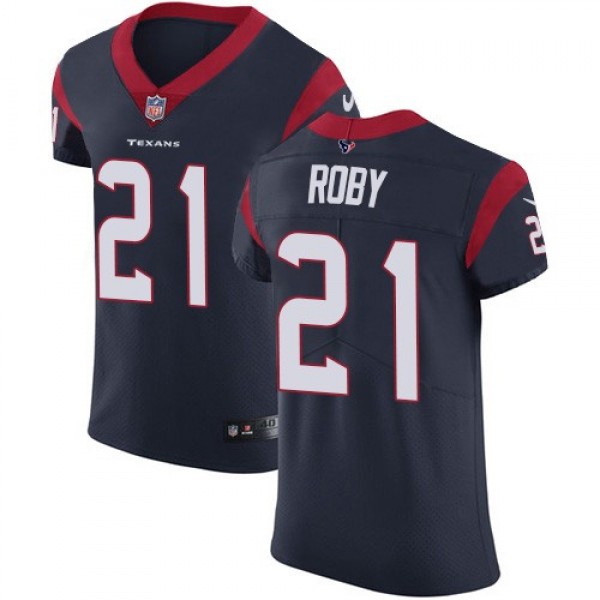 Nike Texans #21 Bradley Roby Navy Blue Team Color Men's Stitched NFL Vapor Untouchable Elite Jersey