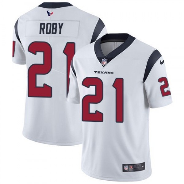 Nike Texans #21 Bradley Roby White Men's Stitched NFL Vapor Untouchable Limited Jersey