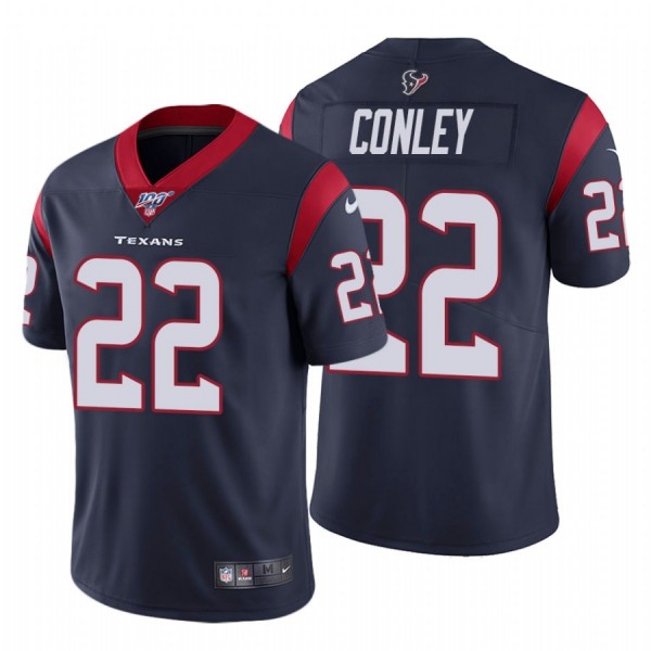 Nike Texans #22 Gareon Conley Men's Navy Vapor Untouchable Limited NFL 100 Jersey