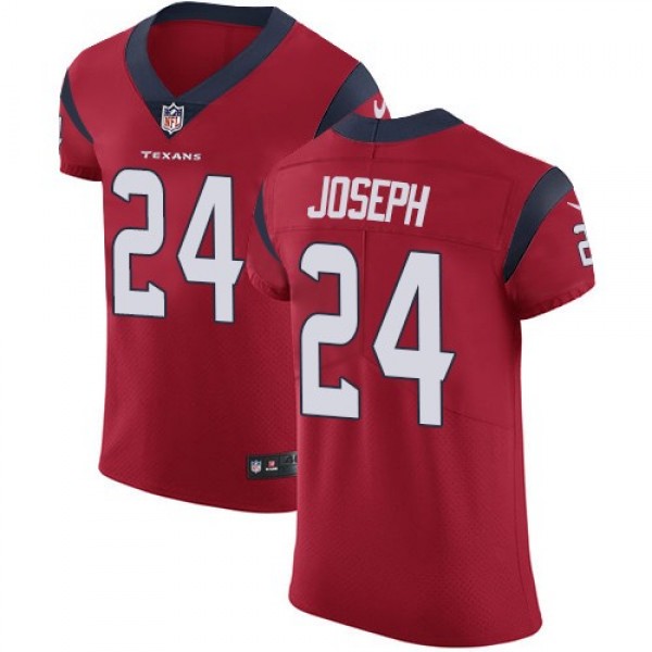Nike Texans #24 Johnathan Joseph Red Alternate Men's Stitched NFL Vapor Untouchable Elite Jersey