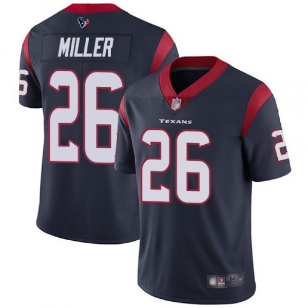 Nike Texans #26 Lamar Miller Navy Blue Team Color Men's Stitched NFL Vapor Untouchable Limited Jersey