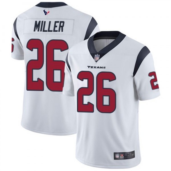 Nike Texans #26 Lamar Miller White Men's Stitched NFL Vapor Untouchable Limited Jersey