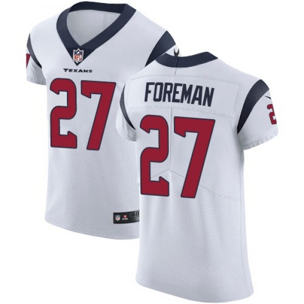Nike Texans #27 D'Onta Foreman White Men's Stitched NFL Vapor Untouchable Elite Jersey