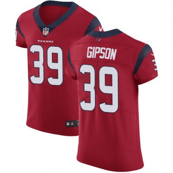 Nike Texans #39 Tashaun Gipson Red Alternate Men's Stitched NFL Vapor Untouchable Elite Jersey