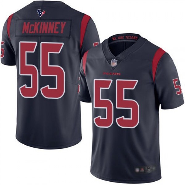 Nike Texans #55 Benardrick McKinney Navy Blue Men's Stitched NFL Limited Rush Jersey