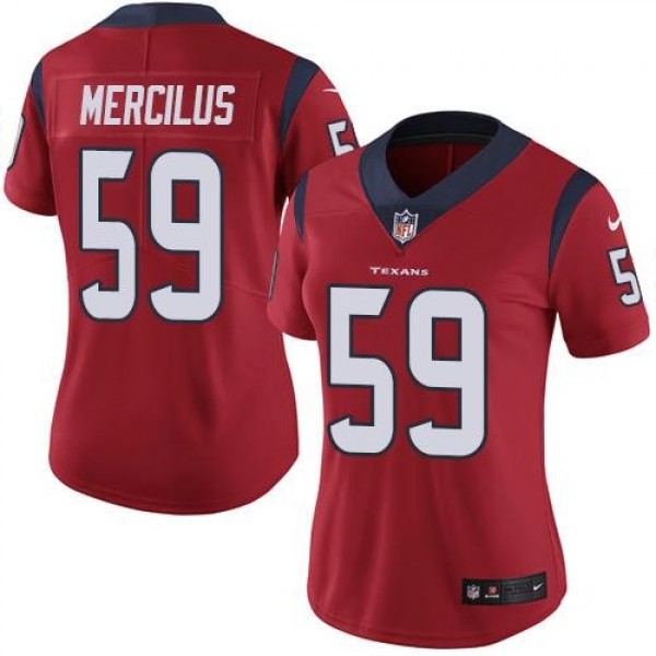 Women's Texans #59 Whitney Mercilus Red Alternate Stitched NFL Vapor Untouchable Limited Jersey