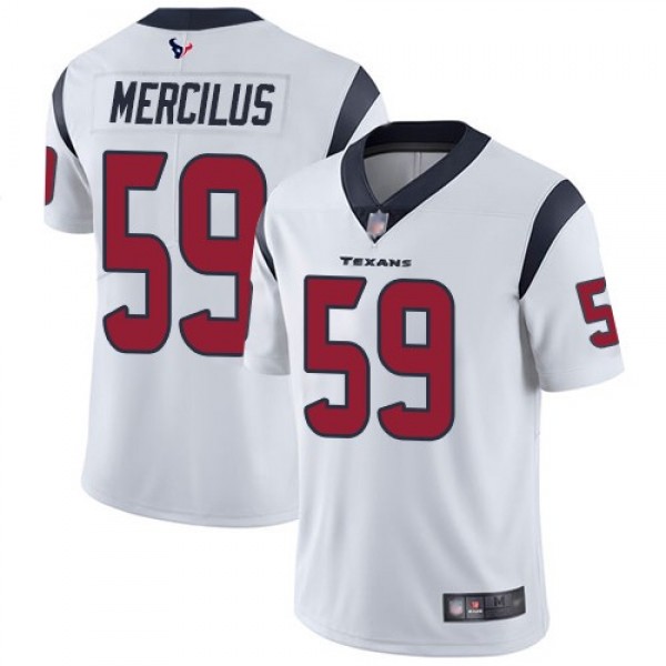 Nike Texans #59 Whitney Mercilus White Men's Stitched NFL Vapor Untouchable Limited Jersey