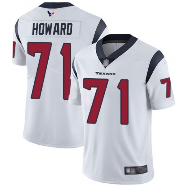 Nike Texans #71 Tytus Howard White Men's Stitched NFL Vapor Untouchable Limited Jersey