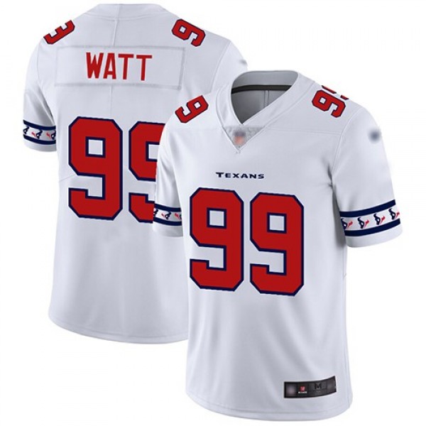 Nike Texans #99 J.J. Watt White Men's Stitched NFL Limited Team Logo Fashion Jersey