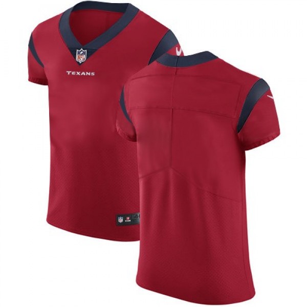 Nike Texans Blank Red Alternate Men's Stitched NFL Vapor Untouchable Elite Jersey