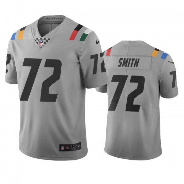 Indianapolis Colts #72 Braden Smith Gray Vapor Limited City Edition NFL Jersey