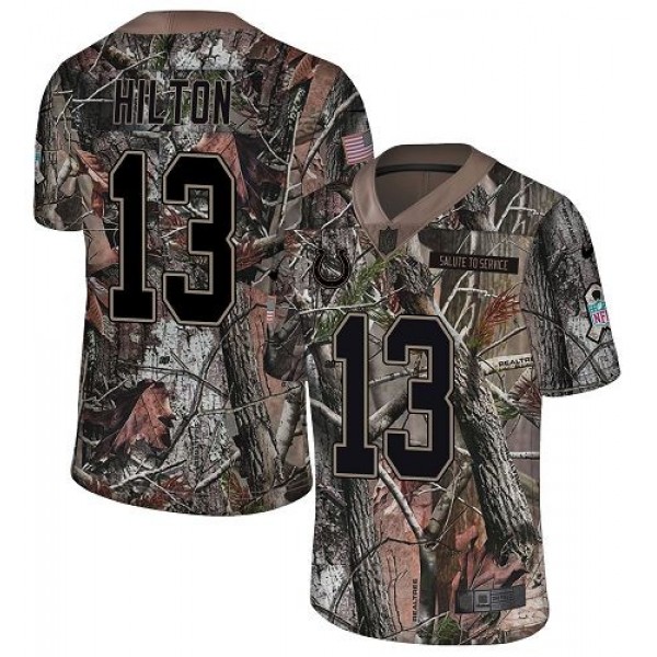 Nike Colts #13 T.Y. Hilton Camo Men's Stitched NFL Limited Rush Realtree Jersey