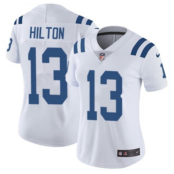Women's Colts #13 T.Y. Hilton White Stitched NFL Vapor Untouchable Limited Jersey