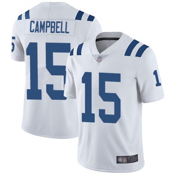 Nike Colts #15 Parris Campbell White Men's Stitched NFL Vapor Untouchable Limited Jersey