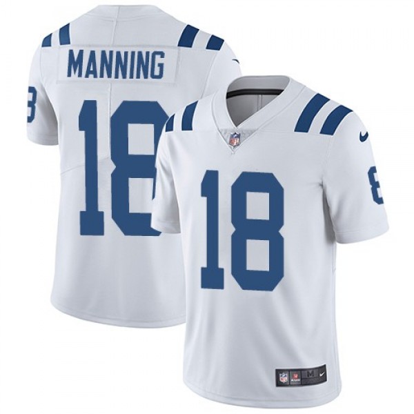 Nike Colts #18 Peyton Manning White Men's Stitched NFL Vapor Untouchable Limited Jersey