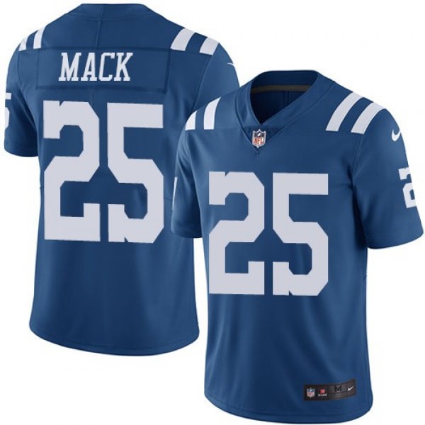 Nike Colts #25 Marlon Mack Royal Blue Men's Stitched NFL Limited Rush Jersey