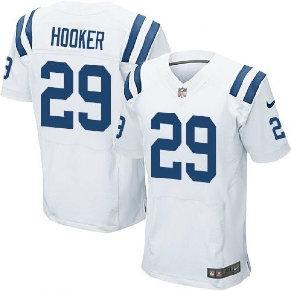 Nike Colts #29 Malik Hooker White Men's Stitched NFL Elite Jersey