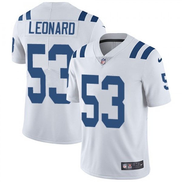 Nike Colts #53 Darius Leonard White Men's Stitched NFL Vapor Untouchable Limited Jersey