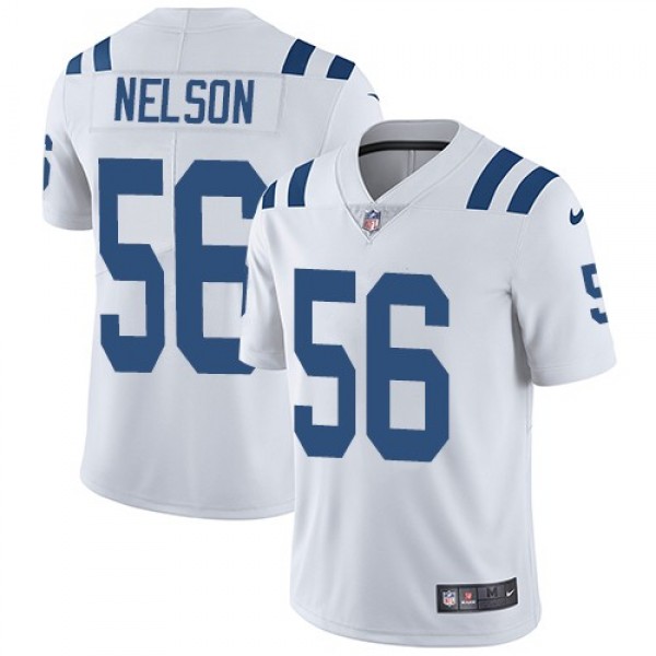 Nike Colts #56 Quenton Nelson White Men's Stitched NFL Vapor Untouchable Limited Jersey