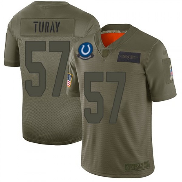 Nike Colts #57 Kemoko Turay Camo Men's Stitched NFL Limited 2019 Salute To Service Jersey