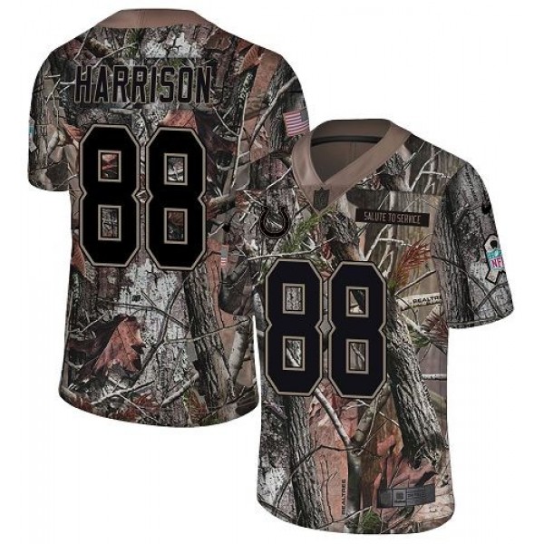 Nike Colts #88 Marvin Harrison Camo Men's Stitched NFL Limited Rush Realtree Jersey