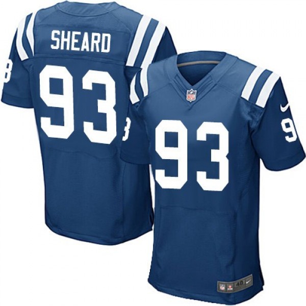 Nike Colts #93 Jabaal Sheard Royal Blue Team Color Men's Stitched NFL Elite Jersey