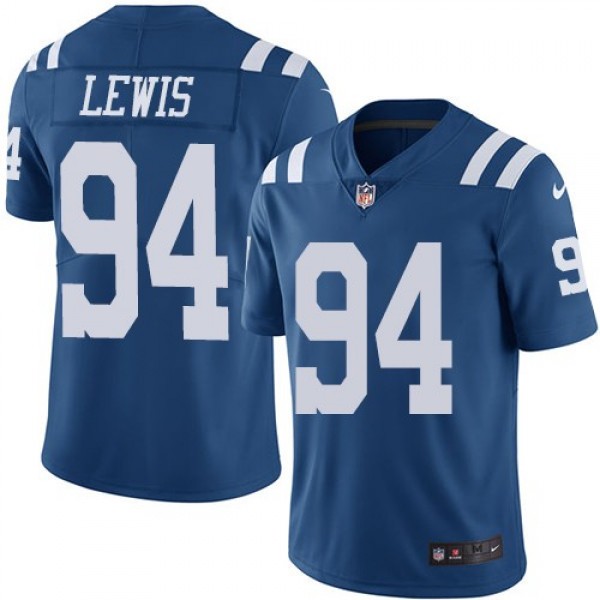 Nike Colts #94 Tyquan Lewis Royal Blue Men's Stitched NFL Limited Rush Jersey