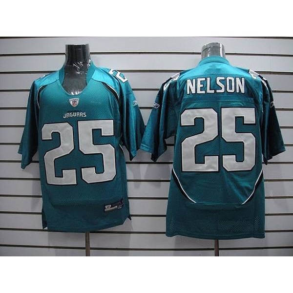 Jaguars Reggie Nelson #25 Green Stitched Team Color NFL Jersey