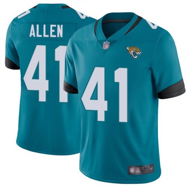 Nike Jaguars #41 Josh Allen Teal Green Alternate Men's Stitched NFL Vapor Untouchable Limited Jersey