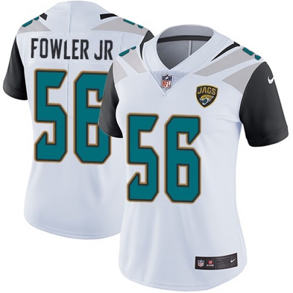 Women's Jaguars #56 Dante Fowler Jr White Stitched NFL Vapor Untouchable Limited Jersey