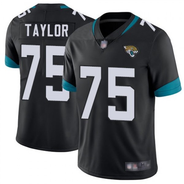 Nike Jaguars #75 Jawaan Taylor Black Team Color Men's Stitched NFL Vapor Untouchable Limited Jersey