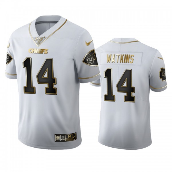تجارب زيت اللافندر للشعر Nike Chiefs #14 Sammy Watkins Gold Men's Stitched NFL Limited Inverted Legend 100th Season Jersey علم الفاتيكان