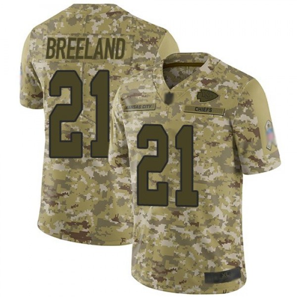 اقتراحات هدايا Nike Chiefs #21 Bashaud Breeland Camo Super Bowl LIV 2020 Men's Stitched NFL Limited 2019 Salute To Service Jersey فاكهة المطاط
