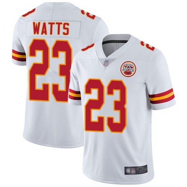 Nike Chiefs #23 Armani Watts White Men's Stitched NFL Vapor Untouchable Limited Jersey