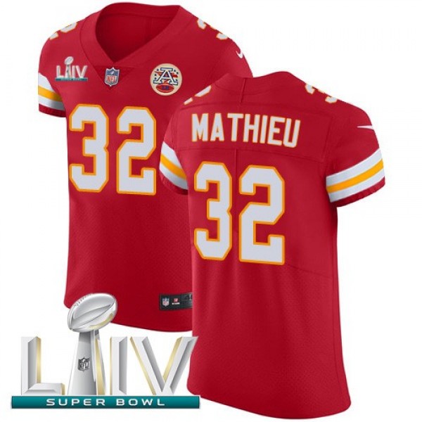 Nike Chiefs #32 Tyrann Mathieu Red Super Bowl LIV 2020 Team Color Men's Stitched NFL Vapor Untouchable Elite Jersey