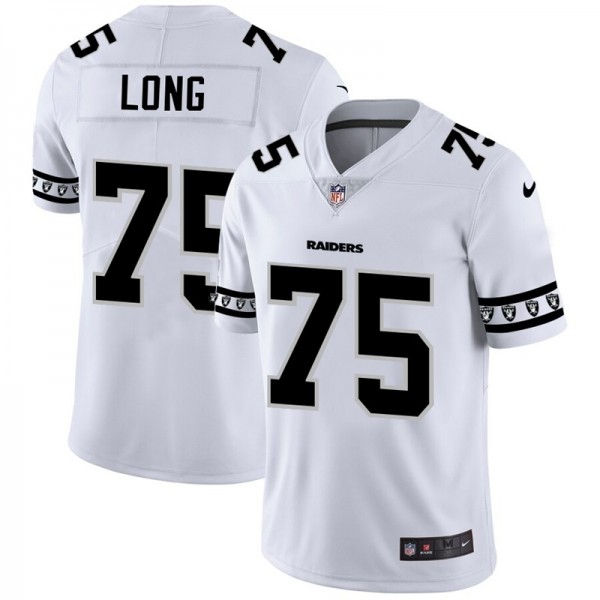 Las Vegas Raiders #75 Howie Long Nike White Team Logo Vapor Limited NFL Jersey