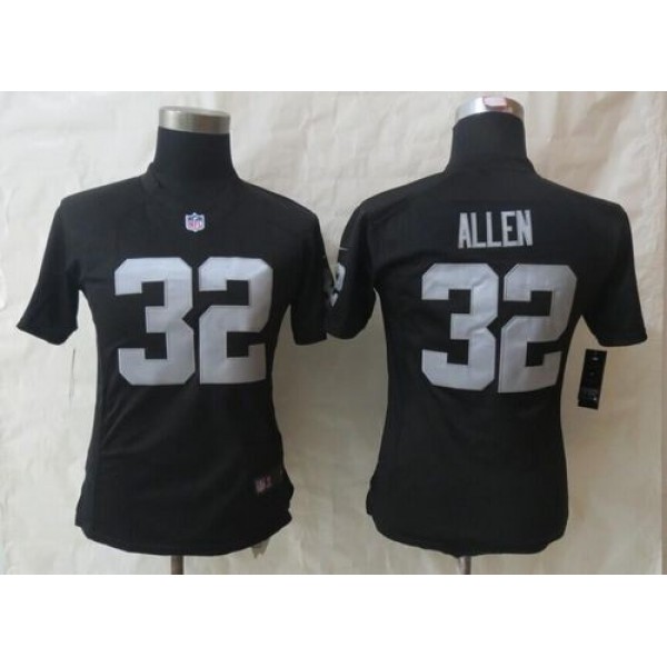 نباتات صناعية Women's Raiders #32 Marcus Allen Black Team Color Stitched NFL ... نباتات صناعية