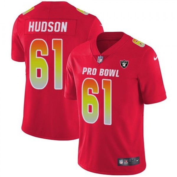 رولر كوستر Women's Raiders #61 Rodney Hudson Red Stitched NFL Limited AFC ... رولر كوستر