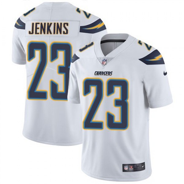 Nike Chargers #23 Rayshawn Jenkins White Men's Stitched NFL Vapor Untouchable Limited Jersey