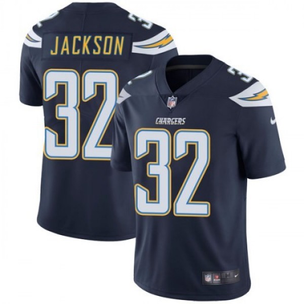 Nike Chargers #32 Justin Jackson Navy Blue Team Color Men's Stitched NFL Vapor Untouchable Limited Jersey