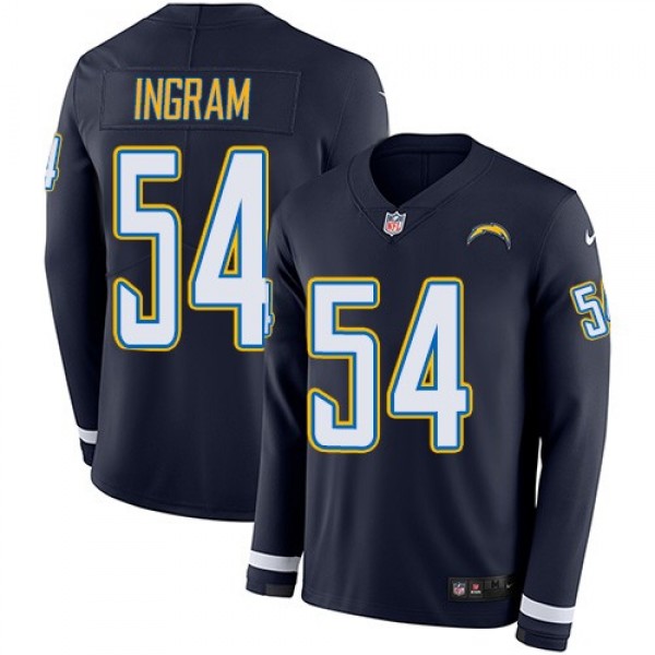 خلفيات تصميم سوداء Nike Chargers #54 Melvin Ingram Navy Blue Team Color Men's Stitched NFL 100th Season Vapor Limited Jersey خلفيات تصميم سوداء