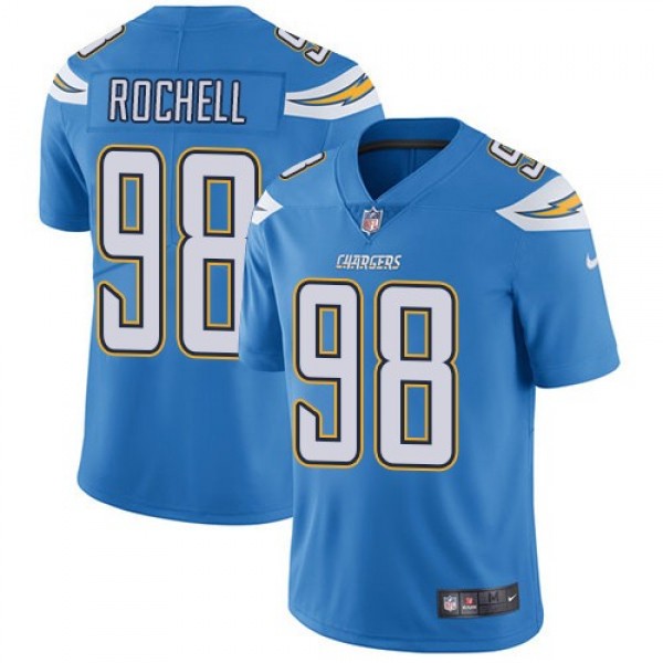 Nike Chargers #98 Isaac Rochell Electric Blue Alternate Men's Stitched NFL Vapor Untouchable Limited Jersey