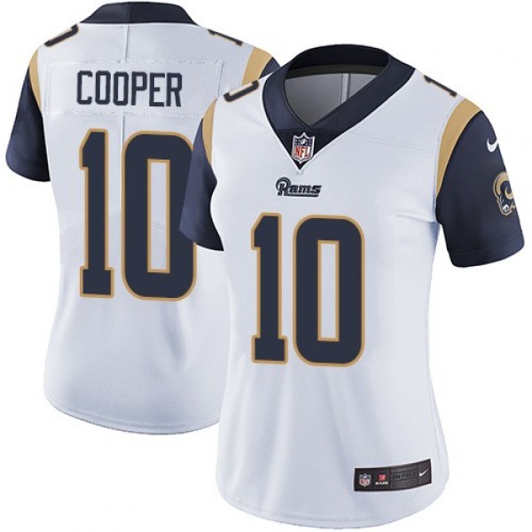 Women's Rams #10 Pharoh Cooper White Stitched NFL Vapor Untouchable Limited Jersey