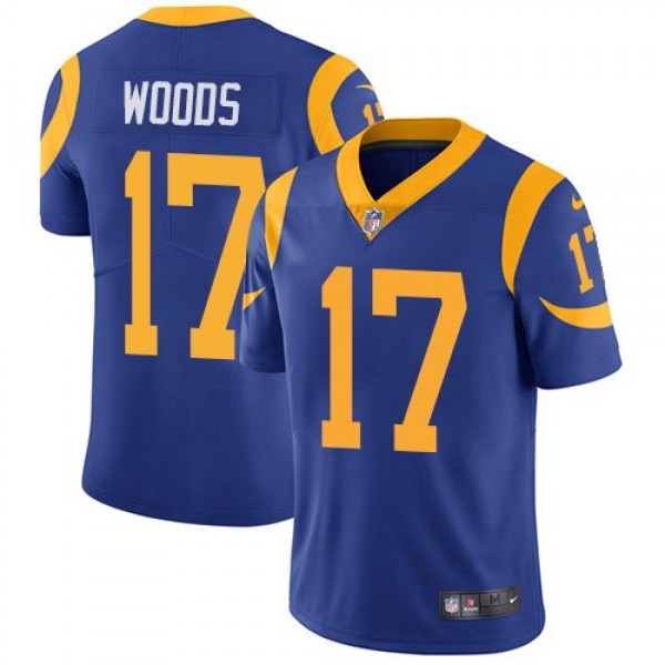 Nike Rams #17 Robert Woods Royal Blue Alternate Men's Stitched NFL Vapor Untouchable Limited Jersey