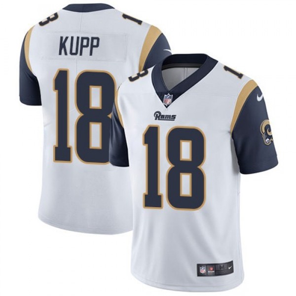 Nike Rams #18 Cooper Kupp White Men's Stitched NFL Vapor Untouchable Limited Jersey