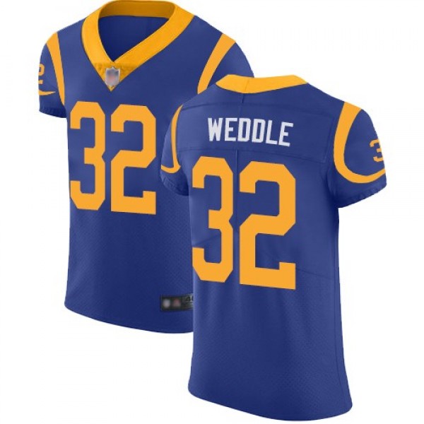 Nike Rams #32 Eric Weddle Royal Blue Alternate Men's Stitched NFL Vapor Untouchable Elite Jersey