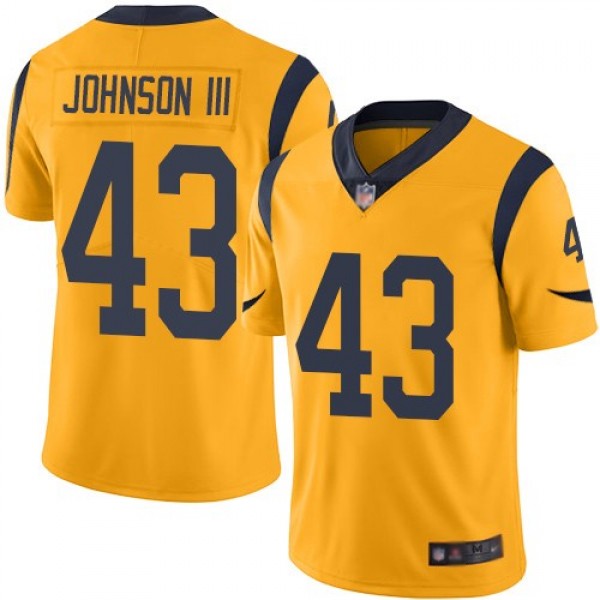 فخامة العود Nike Rams #43 John Johnson III Gold Men's Stitched NFL Limited ... فخامة العود