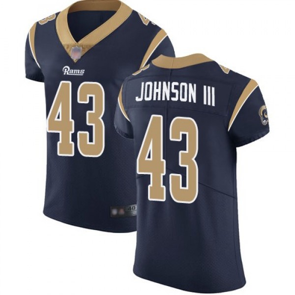 Nike Rams #43 John Johnson III Navy Blue Team Color Men's Stitched NFL Vapor Untouchable Elite Jersey