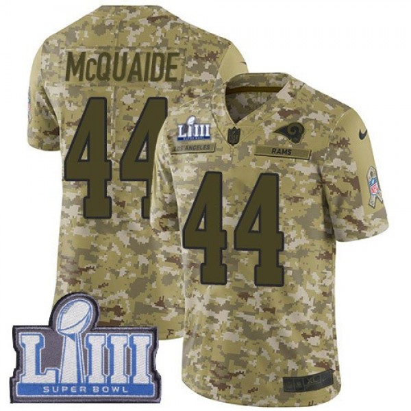 مهام البائع Nike Rams #44 Jacob McQuaide Camo Super Bowl LIII Bound Men's ... مهام البائع
